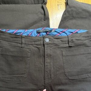 one 5 one Brown Ankle Pants